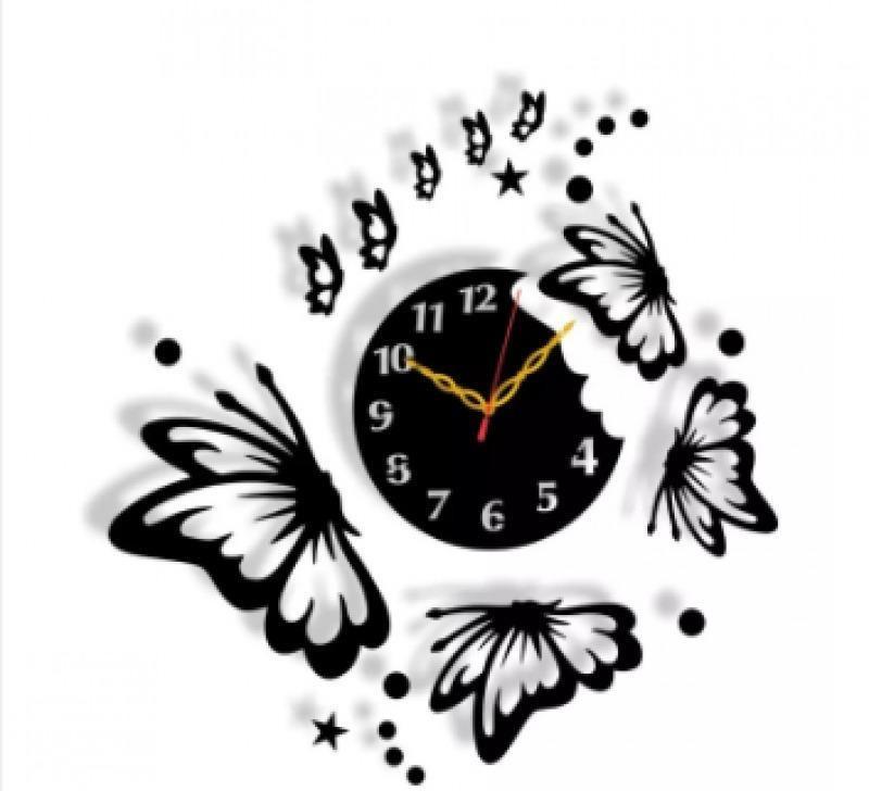 Butterfly Design Wall Clock