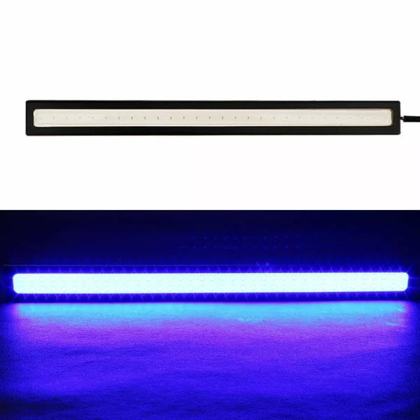 Blue Led Daytime Day Running Light For Bumpers (for All Cars And Bikes) 2pcs