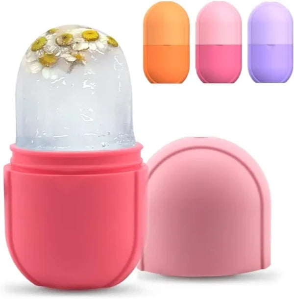 Silicone Cube Tray Shape Face Facial Ice Roller